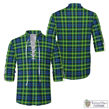 Campbell of Breadalbane Ancient Tartan Men's Scottish Traditional Jacobite Ghillie Kilt Shirt