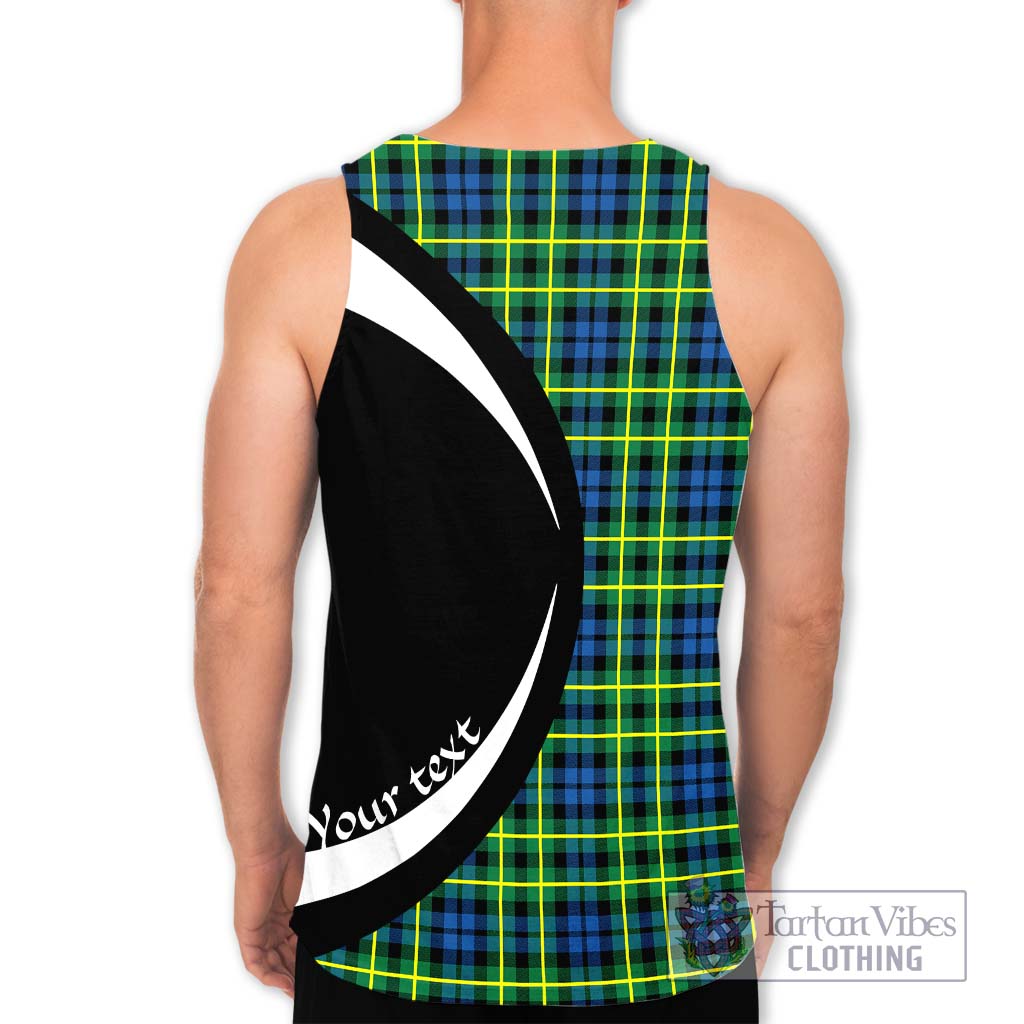 Campbell of Breadalbane Ancient Tartan Men's Tank Top with Family Crest Circle Style - Tartan Vibes Clothing