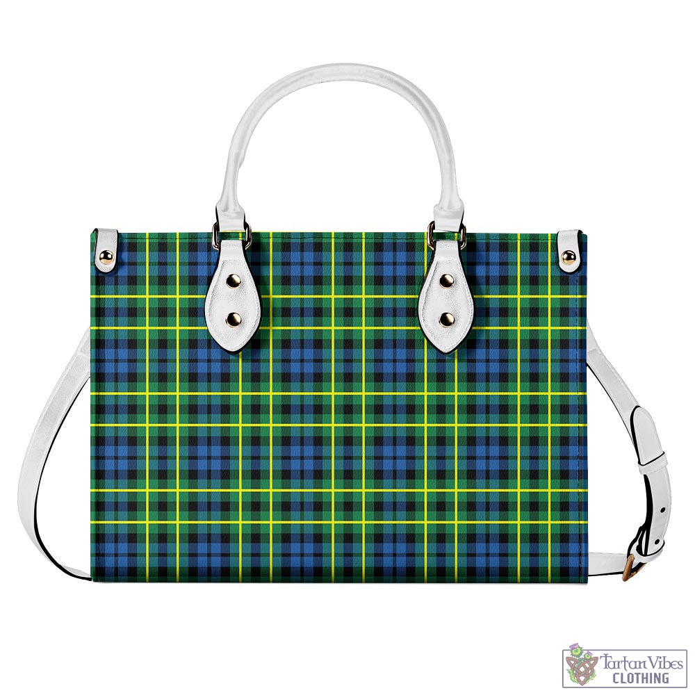 Tartan Vibes Clothing Campbell of Breadalbane Ancient Tartan Luxury Leather Handbags