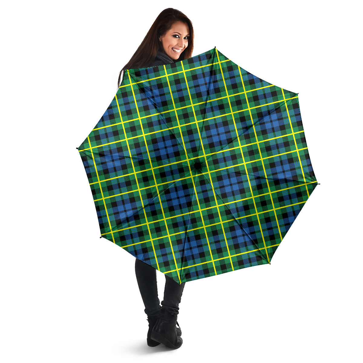 Campbell of Breadalbane Ancient Tartan Umbrella - Tartanvibesclothing