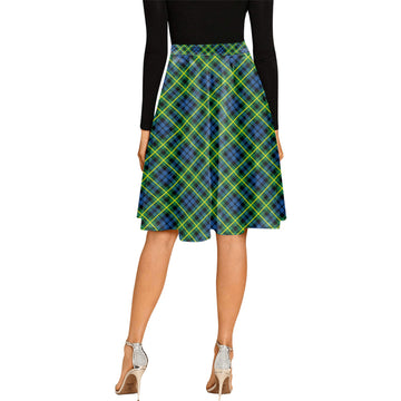 Campbell of Breadalbane Ancient Tartan Melete Pleated Midi Skirt