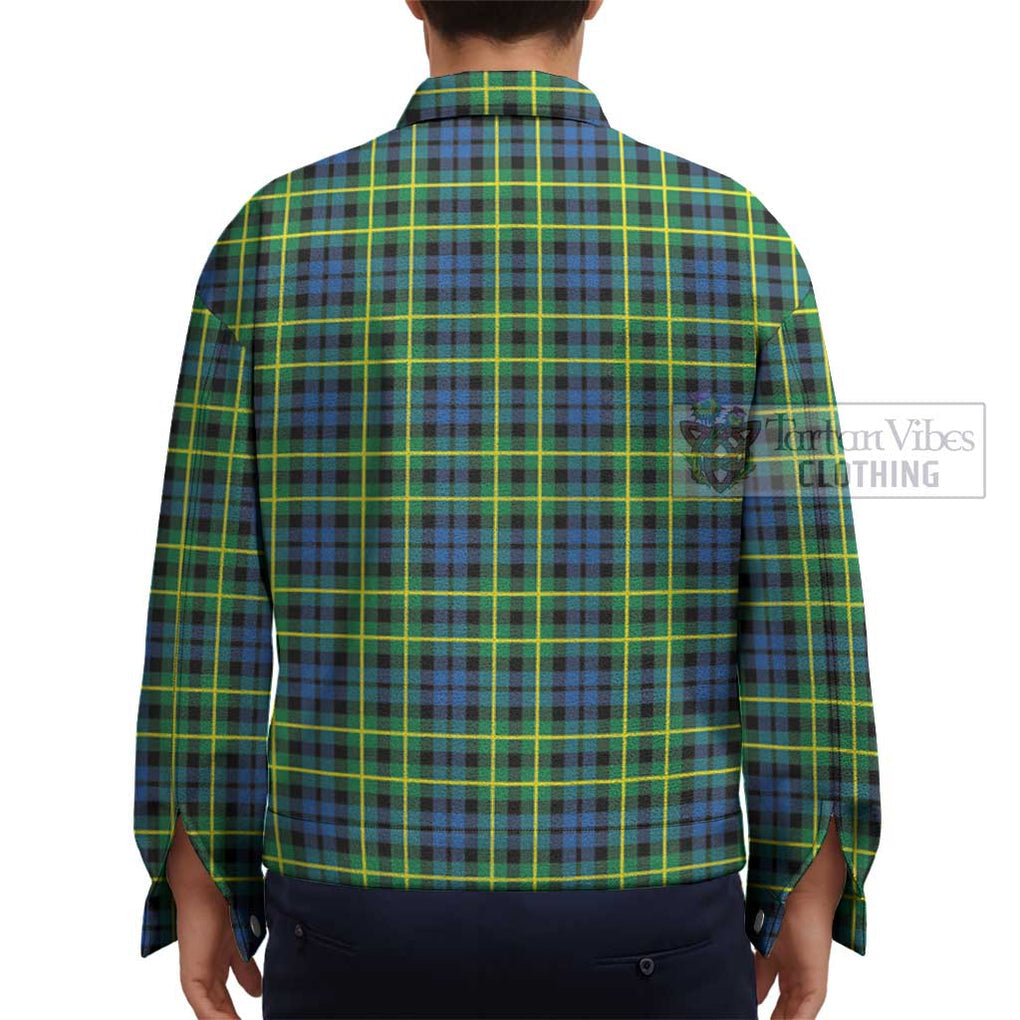 Campbell of Breadalbane Ancient Tartan Unisex Lapel Cotton Jacket - Tartan Vibes Clothing