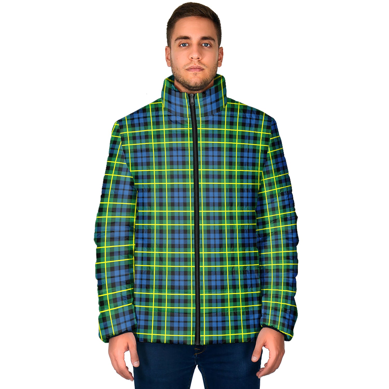 Campbell of Breadalbane Ancient Tartan Padded Jacket - Tartan Vibes Clothing