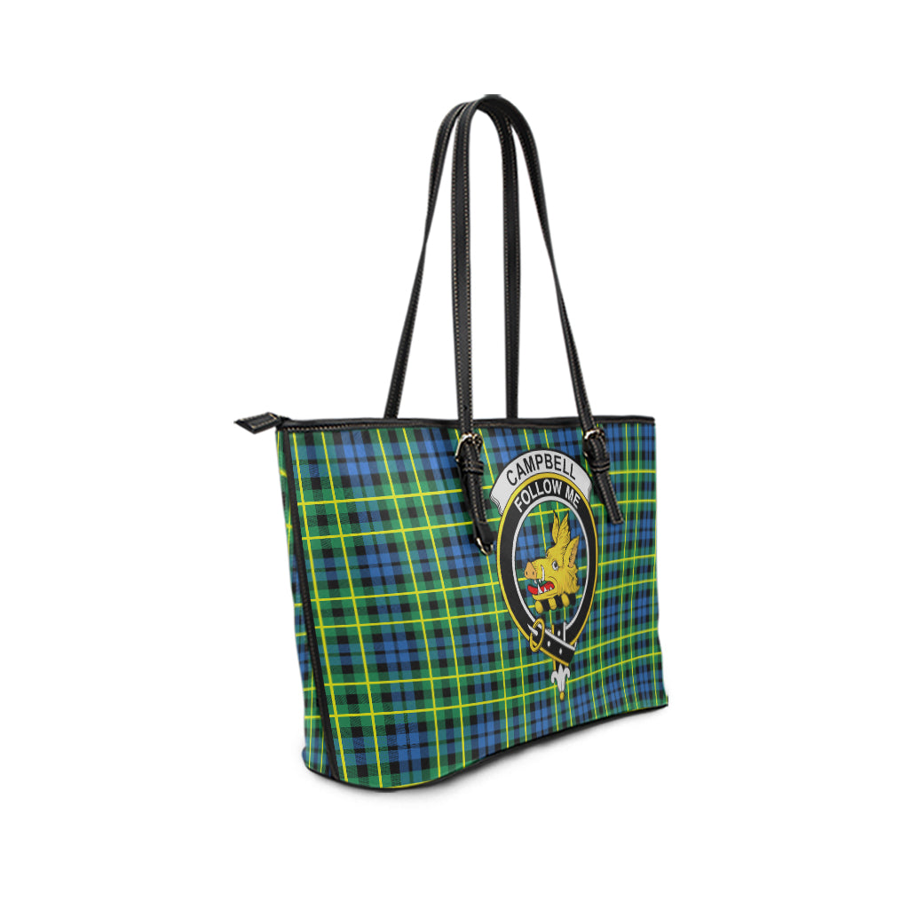 campbell-of-breadalbane-ancient-tartan-leather-tote-bag-with-family-crest