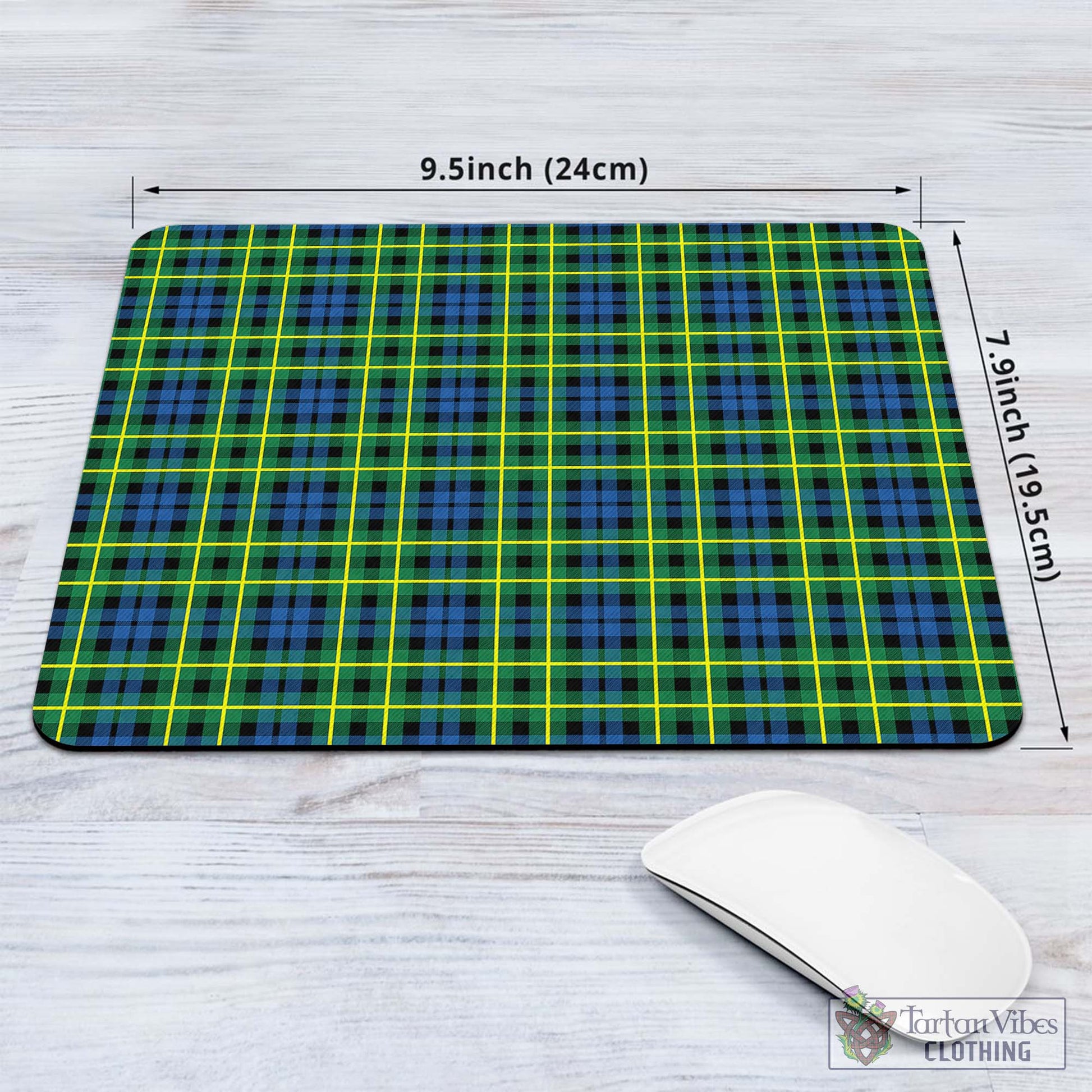 Tartan Vibes Clothing Campbell of Breadalbane Ancient Tartan Mouse Pad