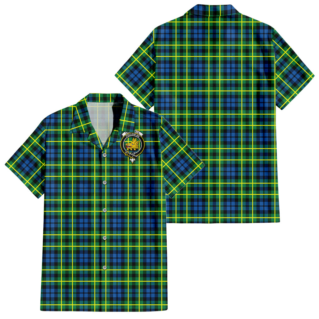 campbell-of-breadalbane-ancient-tartan-short-sleeve-button-down-shirt-with-family-crest