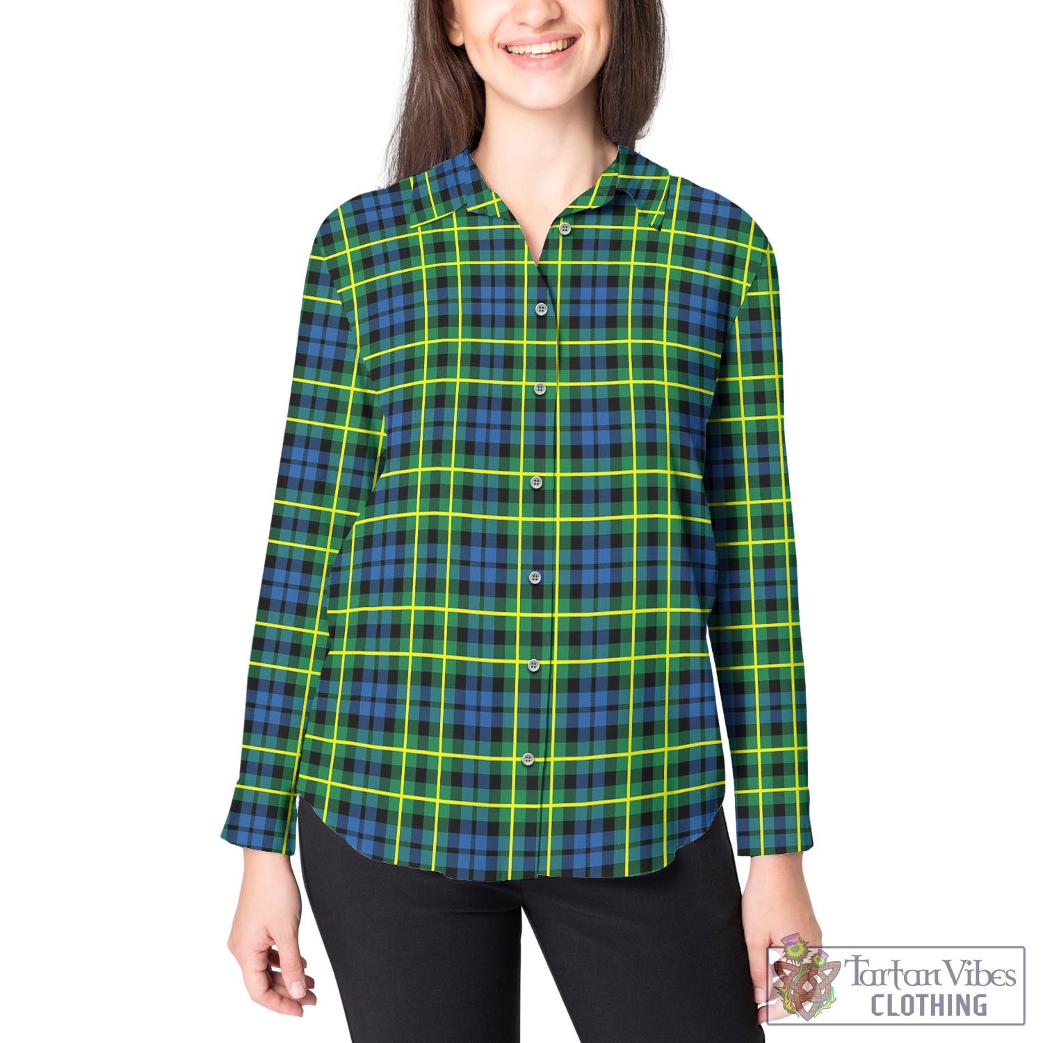 Campbell of Breadalbane Ancient Tartan Womens Casual Shirt