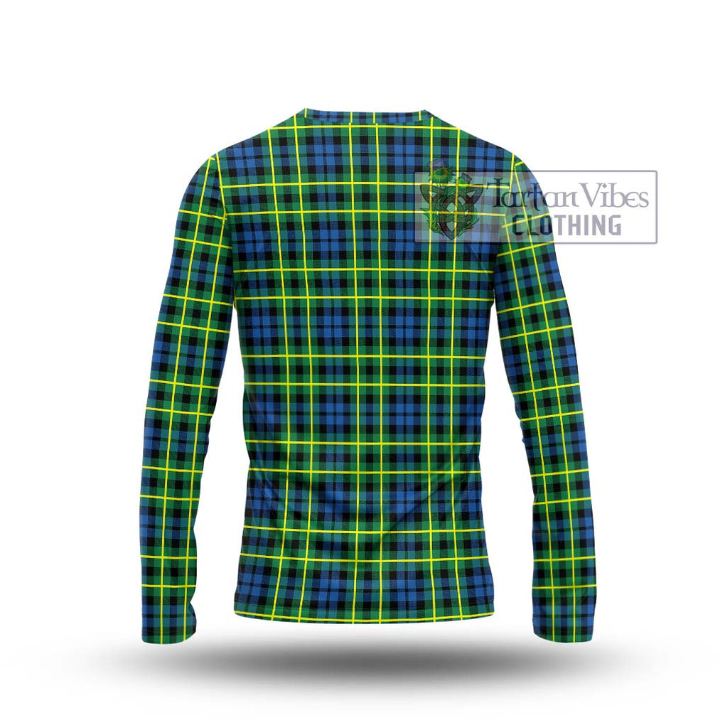 Campbell of Breadalbane Ancient Tartan Long Sleeve T-Shirt with Family Crest DNA In Me Style - Tartanvibesclothing Shop