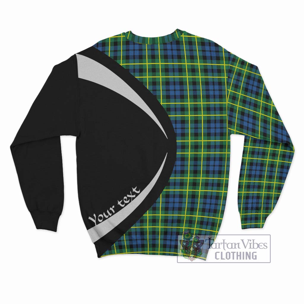 Campbell of Breadalbane Ancient Tartan Sweatshirt with Family Crest Circle Style - Tartan Vibes Clothing