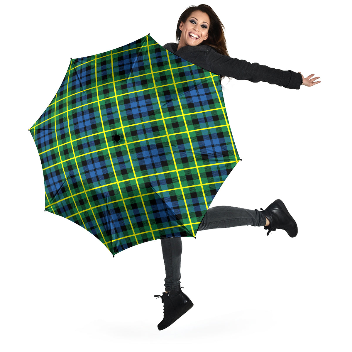 Campbell of Breadalbane Ancient Tartan Umbrella - Tartanvibesclothing