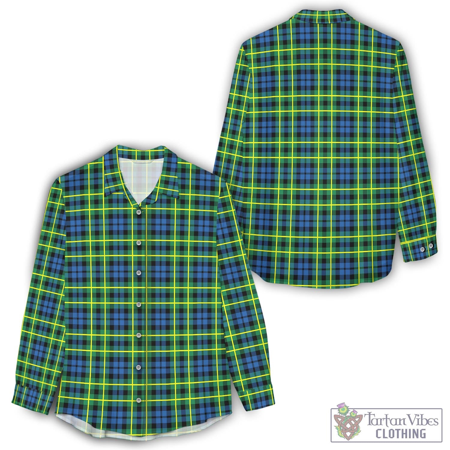 Campbell of Breadalbane Ancient Tartan Womens Casual Shirt