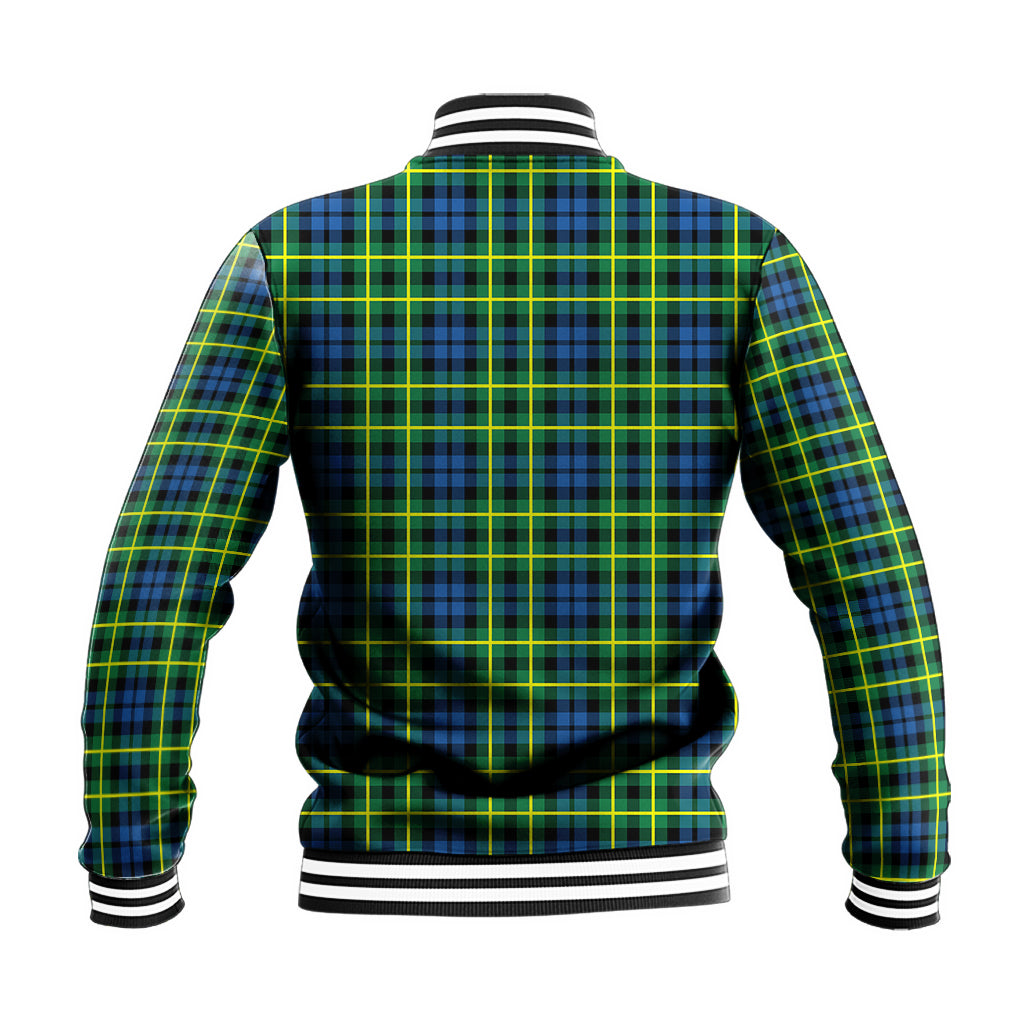 Campbell of Breadalbane Ancient Tartan Baseball Jacket with Family Crest - Tartan Vibes Clothing