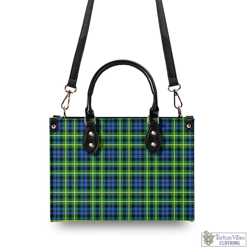 Tartan Vibes Clothing Campbell of Breadalbane Ancient Tartan Luxury Leather Handbags