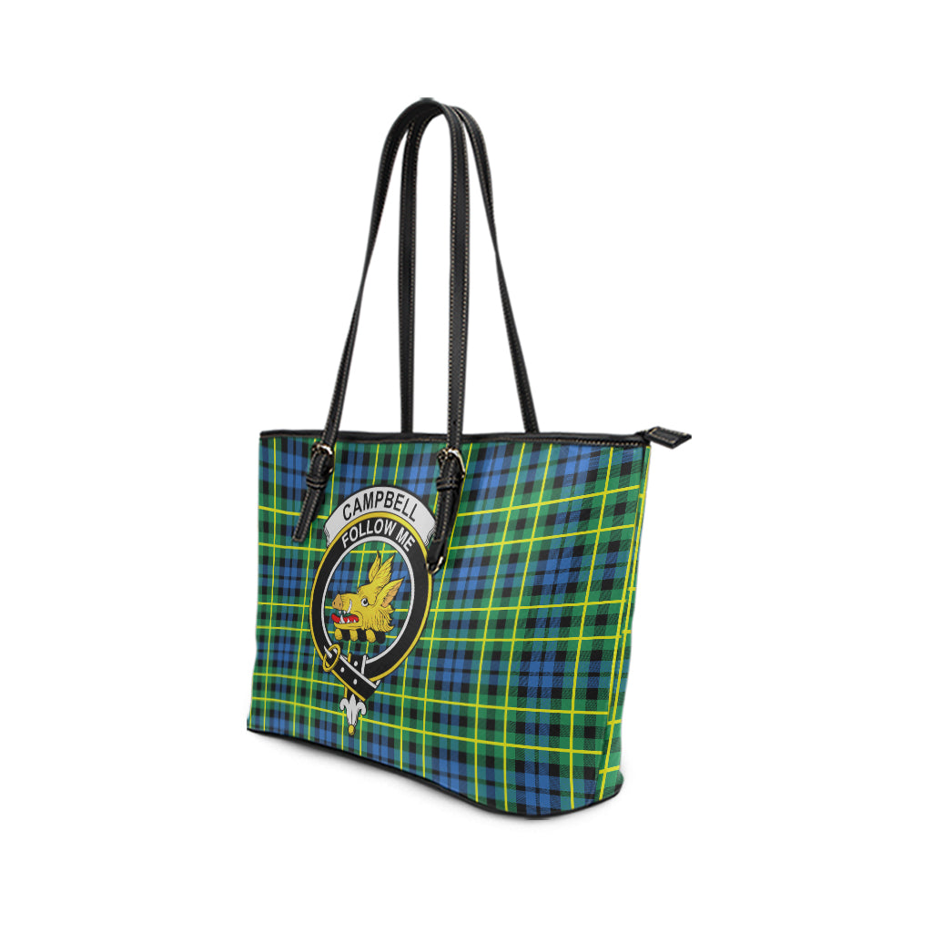 campbell-of-breadalbane-ancient-tartan-leather-tote-bag-with-family-crest