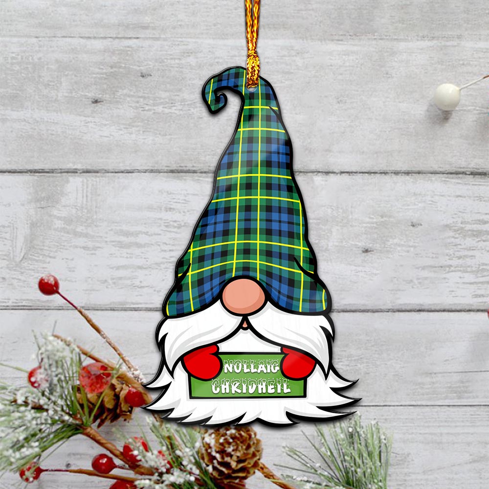 Campbell of Breadalbane Ancient Gnome Christmas Ornament with His Tartan Christmas Hat - Tartan Vibes Clothing