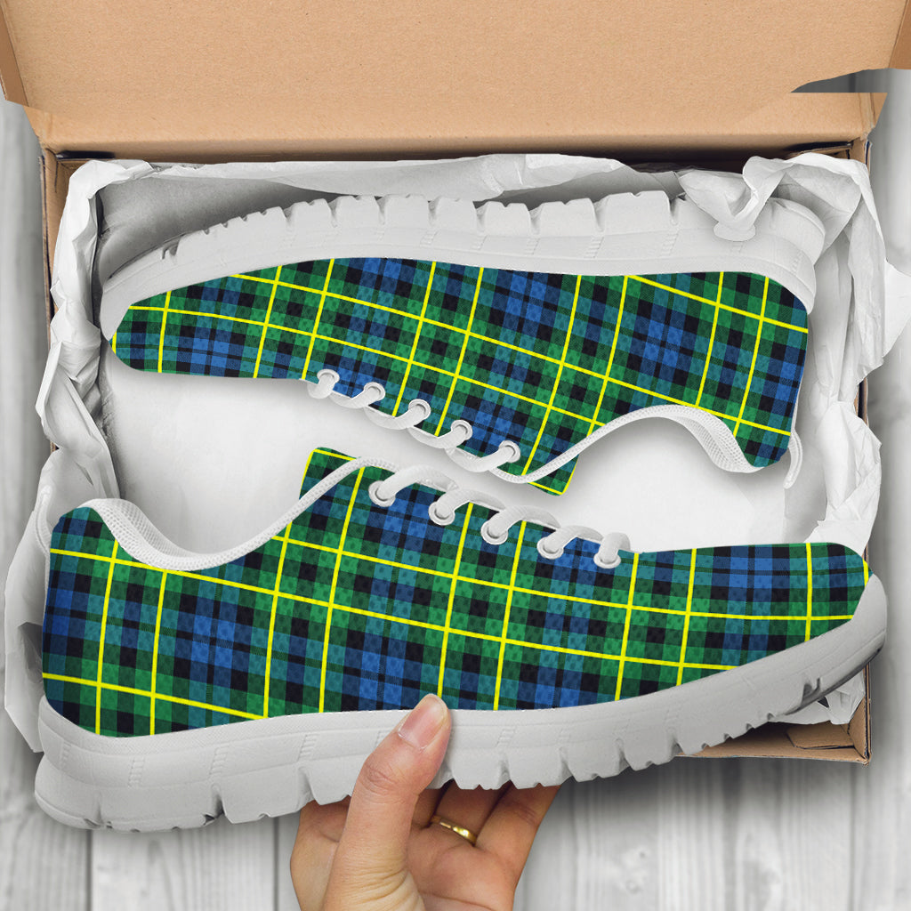 Campbell of Breadalbane Ancient Tartan Sneakers - Tartan Vibes Clothing