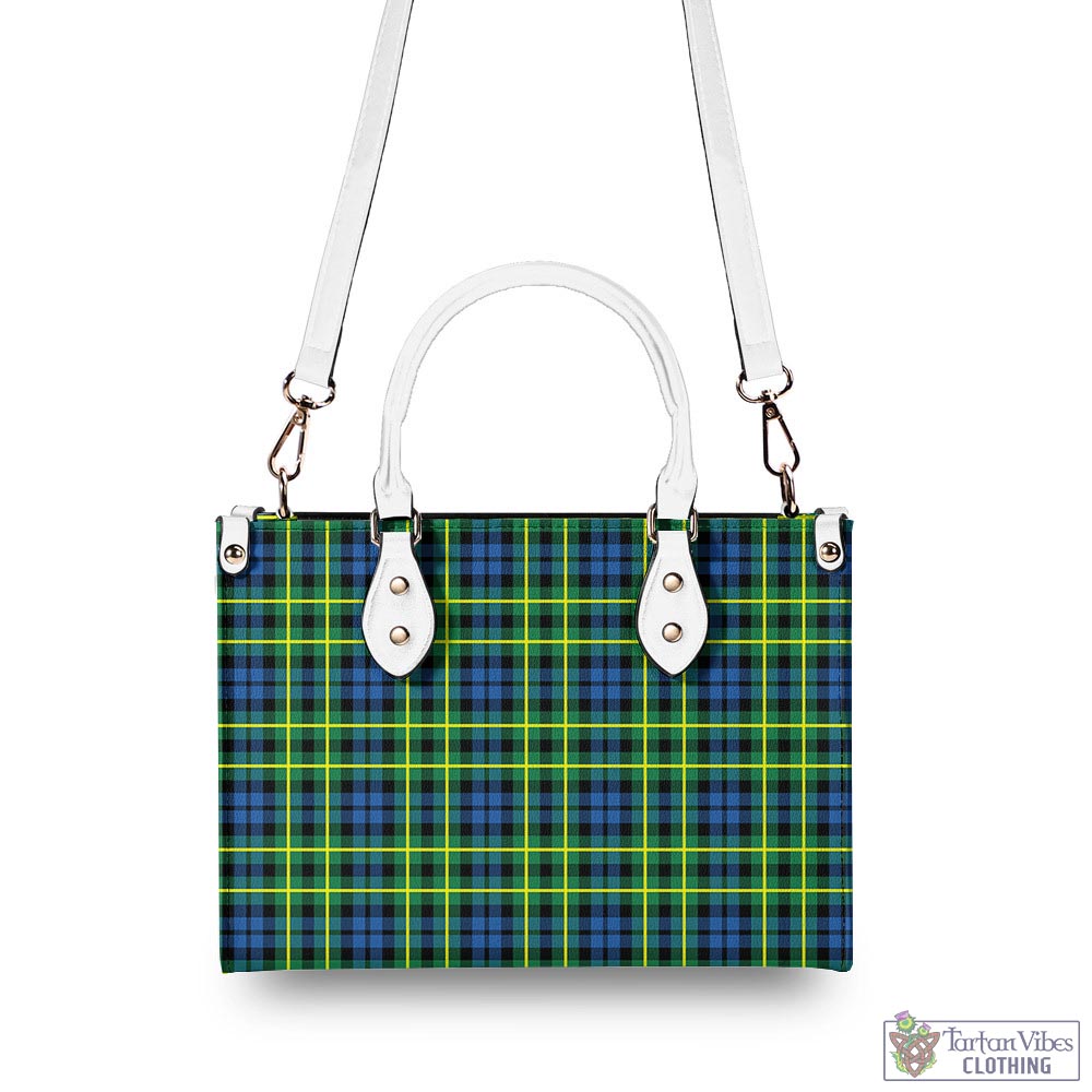 Tartan Vibes Clothing Campbell of Breadalbane Ancient Tartan Luxury Leather Handbags