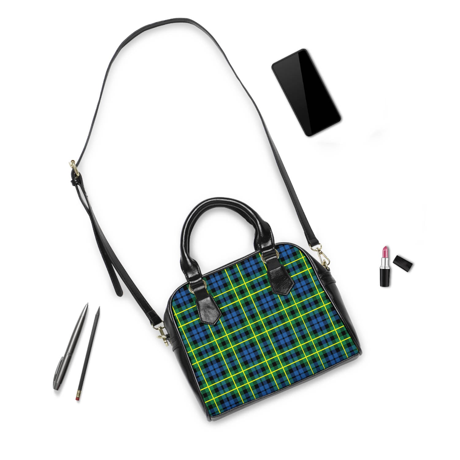 Campbell of Breadalbane Ancient Tartan Shoulder Handbags - Tartanvibesclothing