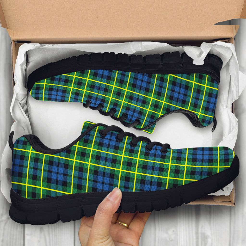 Campbell of Breadalbane Ancient Tartan Sneakers - Tartan Vibes Clothing