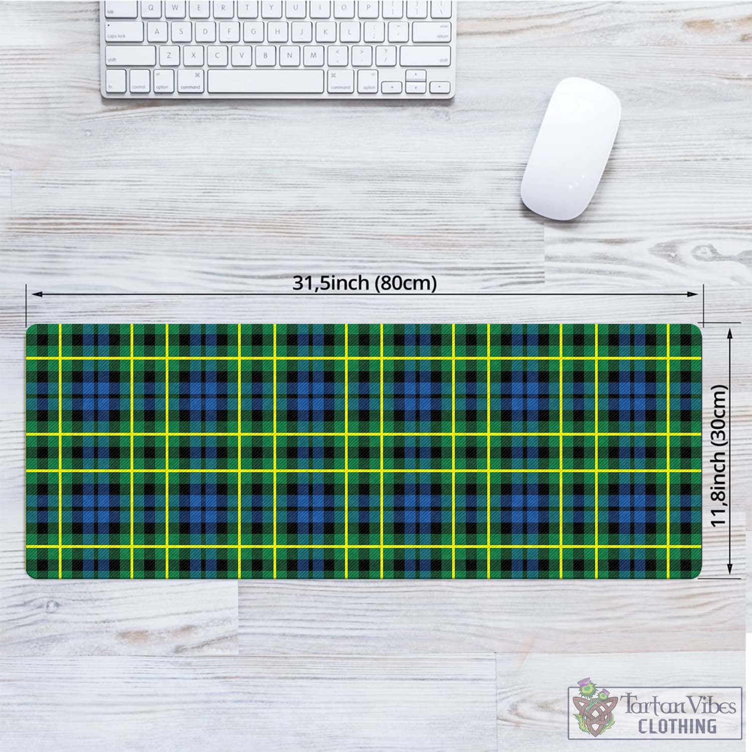 Tartan Vibes Clothing Campbell of Breadalbane Ancient Tartan Mouse Pad