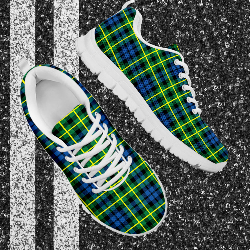 Campbell of Breadalbane Ancient Tartan Sneakers - Tartan Vibes Clothing