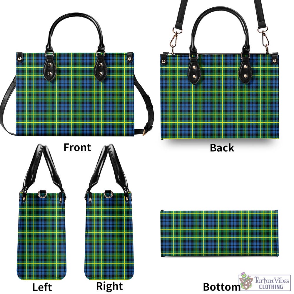 Tartan Vibes Clothing Campbell of Breadalbane Ancient Tartan Luxury Leather Handbags