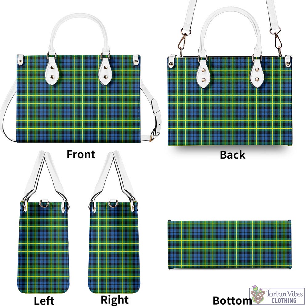 Tartan Vibes Clothing Campbell of Breadalbane Ancient Tartan Luxury Leather Handbags