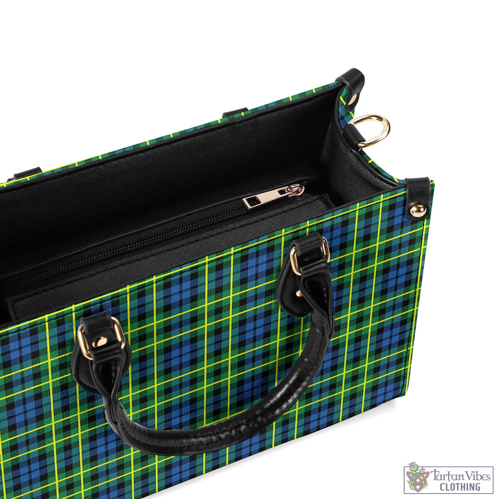 Tartan Vibes Clothing Campbell of Breadalbane Ancient Tartan Luxury Leather Handbags