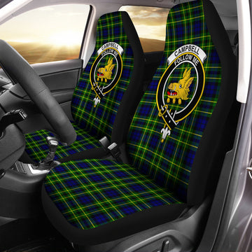 Campbell of Breadalbane Modern Tartan Car Seat Cover with Family Crest