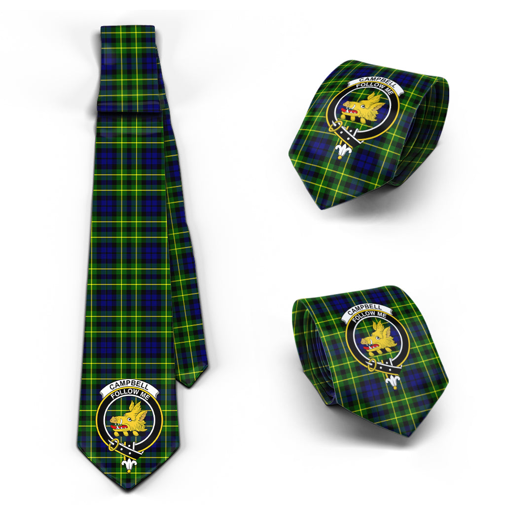 campbell-of-breadalbane-modern-tartan-classic-necktie-with-family-crest