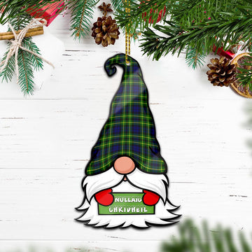 Campbell of Breadalbane Modern Gnome Christmas Ornament with His Tartan Christmas Hat