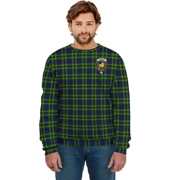 Campbell of Breadalbane Modern Tartan Sweatshirt with Family Crest