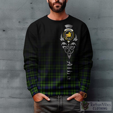 Campbell of Breadalbane Modern Tartan Sweatshirt Featuring Alba Gu Brath Family Crest Celtic Inspired