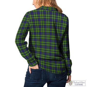 Campbell of Breadalbane Modern Tartan Women's Casual Shirt