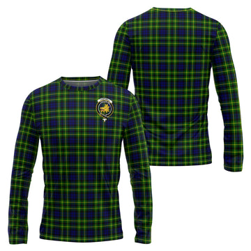 Campbell of Breadalbane Modern Tartan Long Sleeve T-Shirt with Family Crest