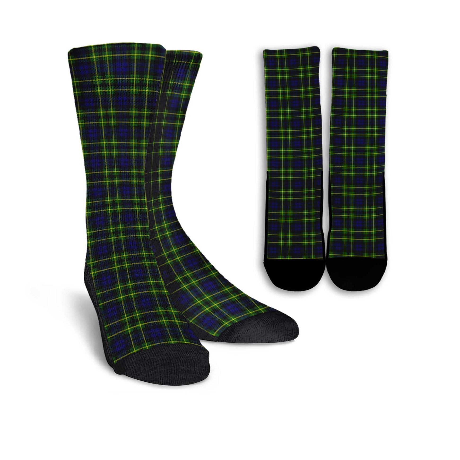 Campbell of Breadalbane Modern Tartan Crew Socks - Tartanvibesclothing