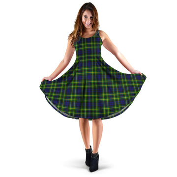 Campbell of Breadalbane Modern Tartan Sleeveless Midi Womens Dress