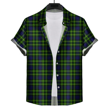 Campbell of Breadalbane Modern Tartan Short Sleeve Button Down Shirt