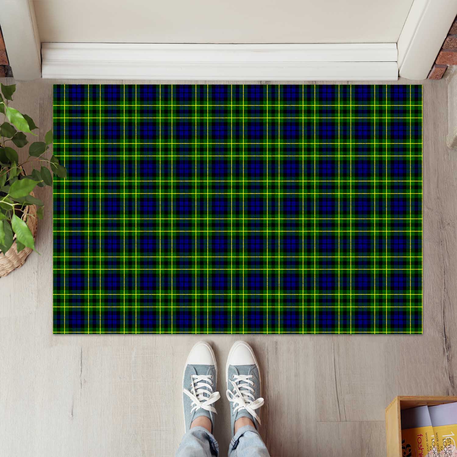 Campbell of Breadalbane Modern Tartan Door Mat - Tartanvibesclothing