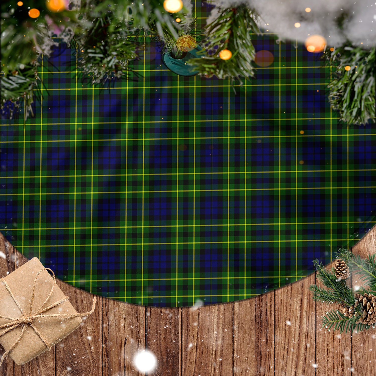 Campbell of Breadalbane Modern Tartan Christmas Tree Skirt - Tartanvibesclothing