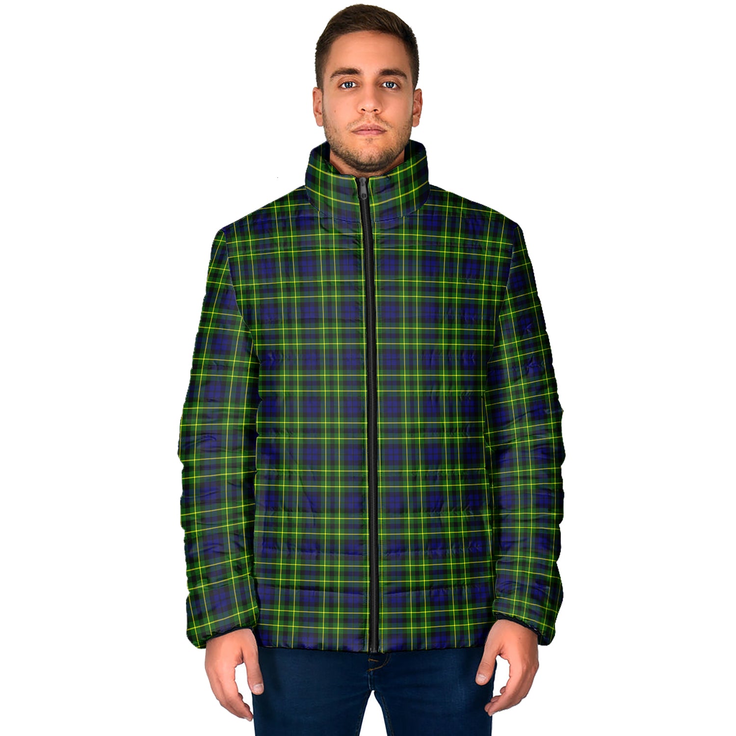 Campbell of Breadalbane Modern Tartan Padded Jacket - Tartanvibesclothing