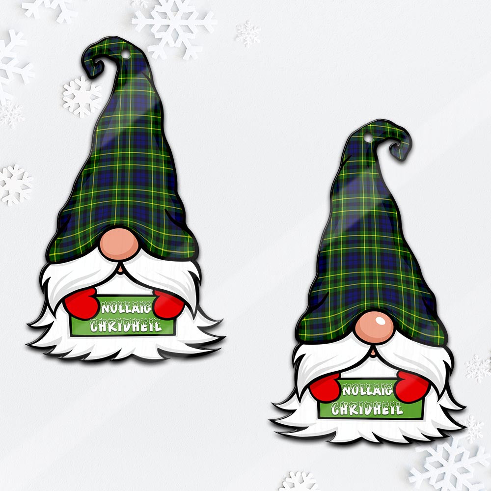 Campbell of Breadalbane Modern Gnome Christmas Ornament with His Tartan Christmas Hat - Tartan Vibes Clothing