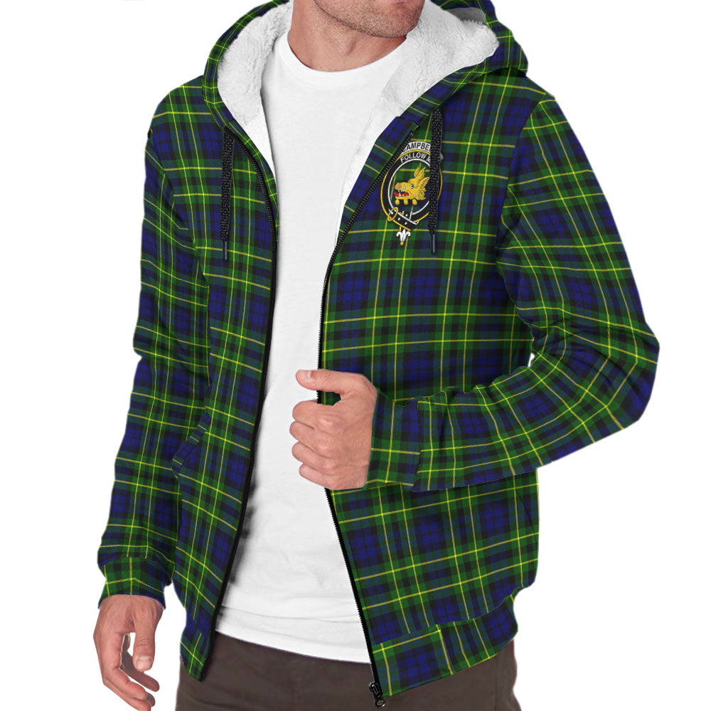 campbell-of-breadalbane-modern-tartan-sherpa-hoodie-with-family-crest