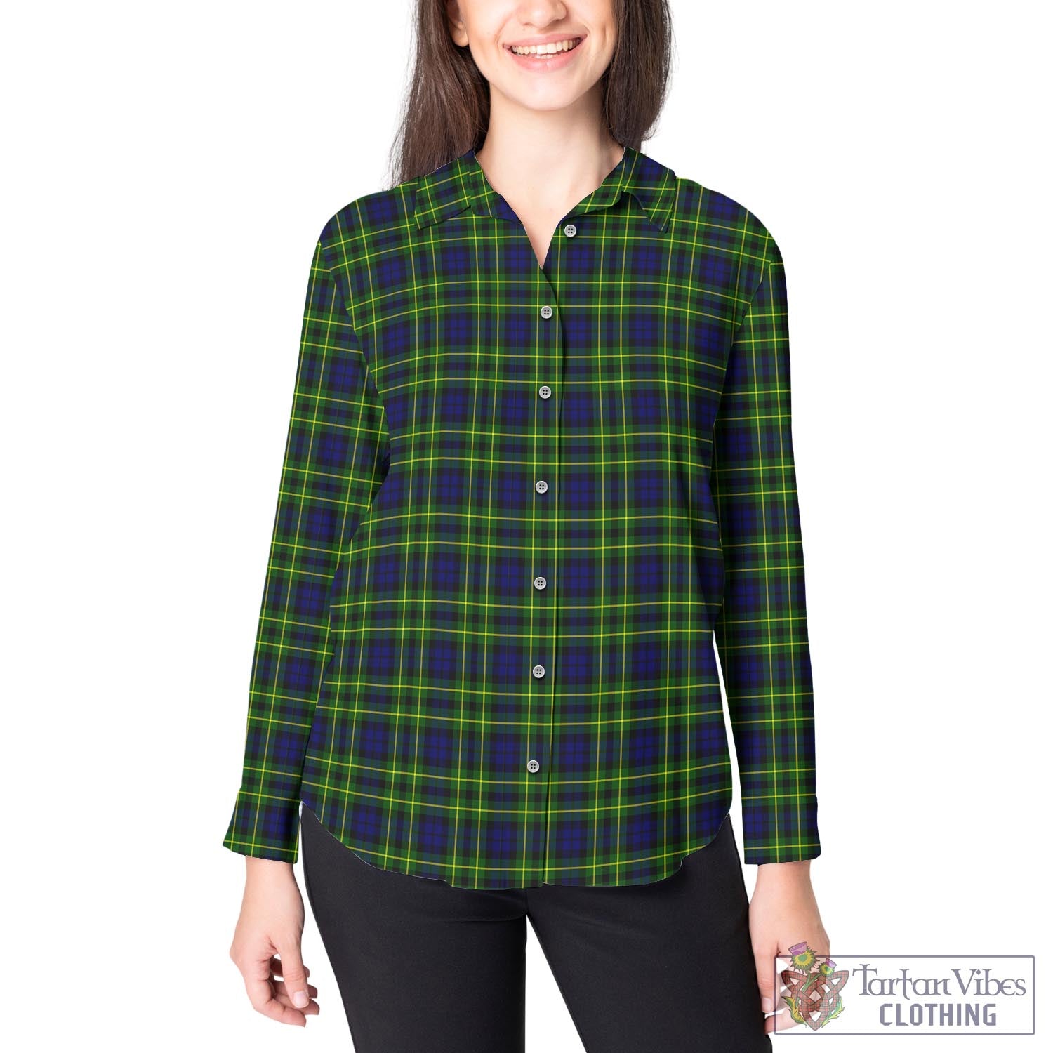 Campbell of Breadalbane Modern Tartan Womens Casual Shirt