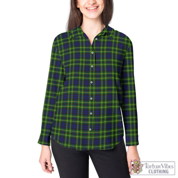 Campbell of Breadalbane Modern Tartan Women's Casual Shirt