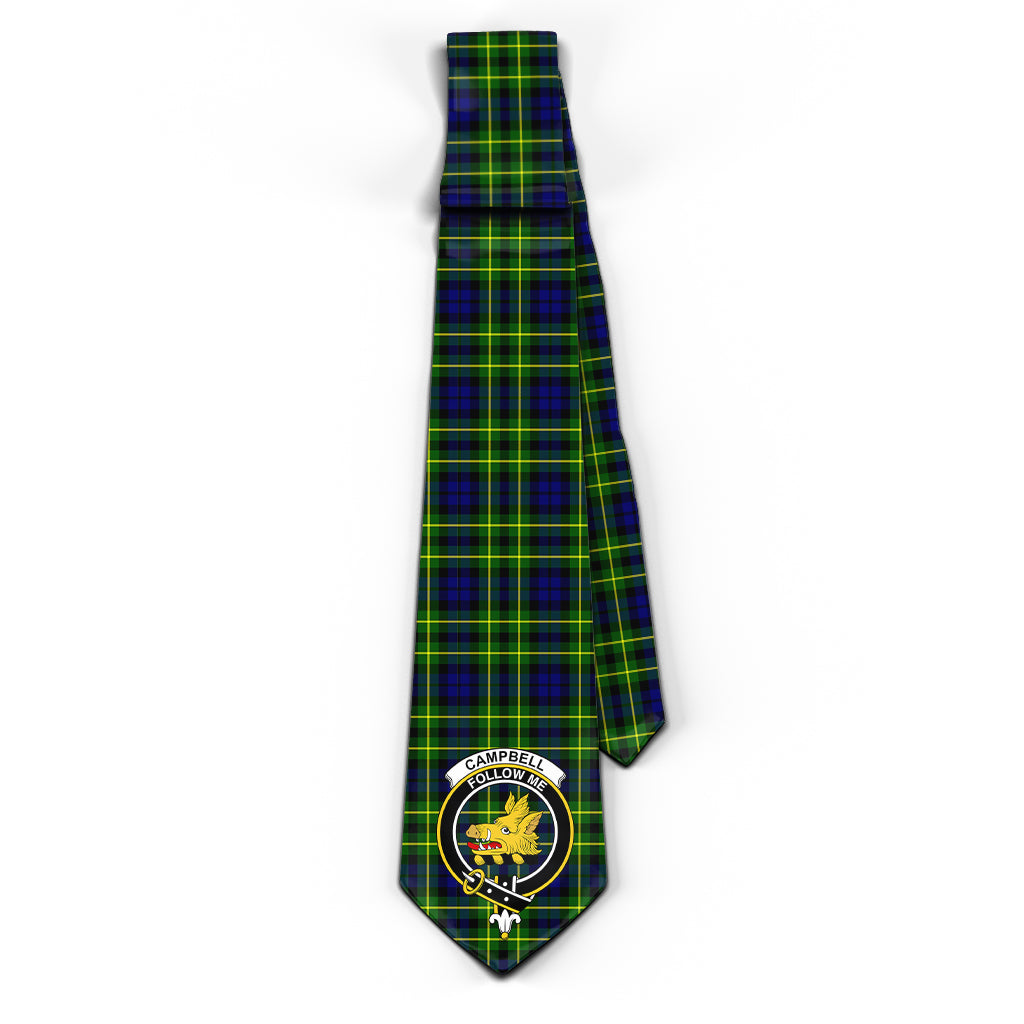 campbell-of-breadalbane-modern-tartan-classic-necktie-with-family-crest