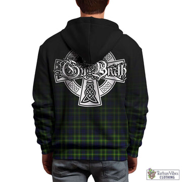 Campbell of Breadalbane Modern Tartan Hoodie Featuring Alba Gu Brath Family Crest Celtic Inspired