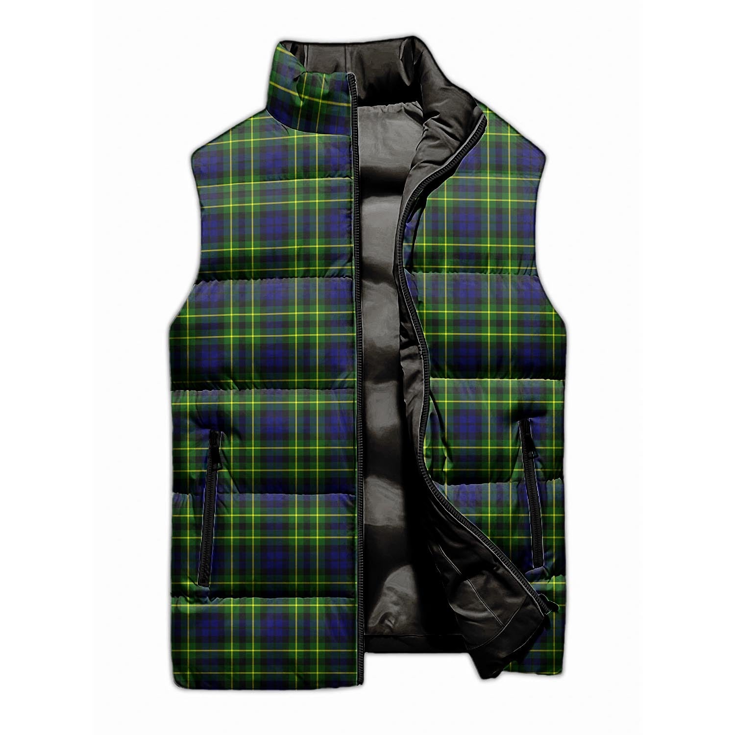 Campbell of Breadalbane Modern Tartan Sleeveless Puffer Jacket - Tartanvibesclothing