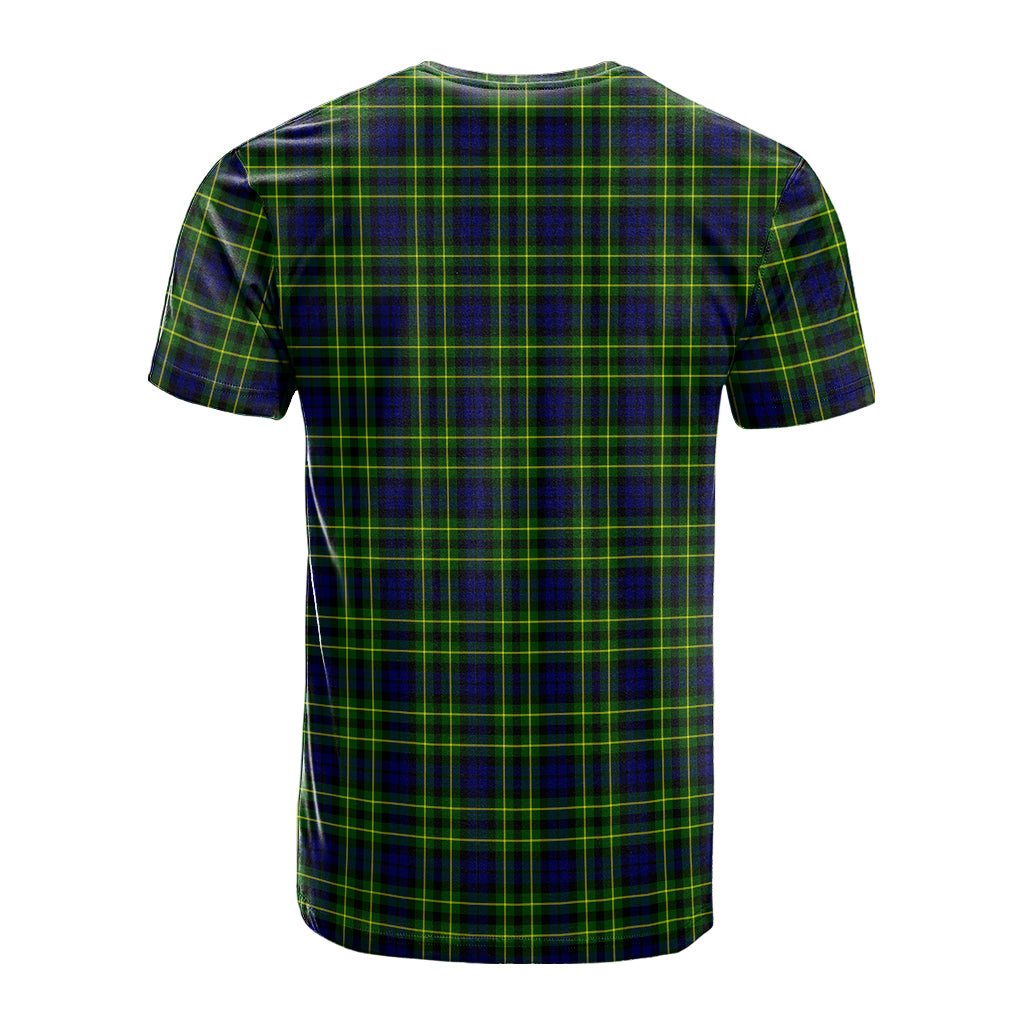 Campbell of Breadalbane Modern Tartan T-Shirt with Family Crest - Tartan Vibes Clothing