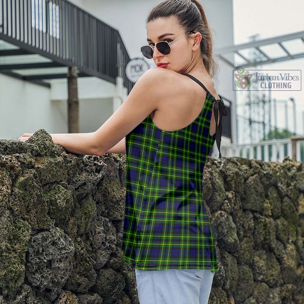 Tartan Vibes Clothing Campbell of Breadalbane Modern Tartan Loose Halter Neck Camisole